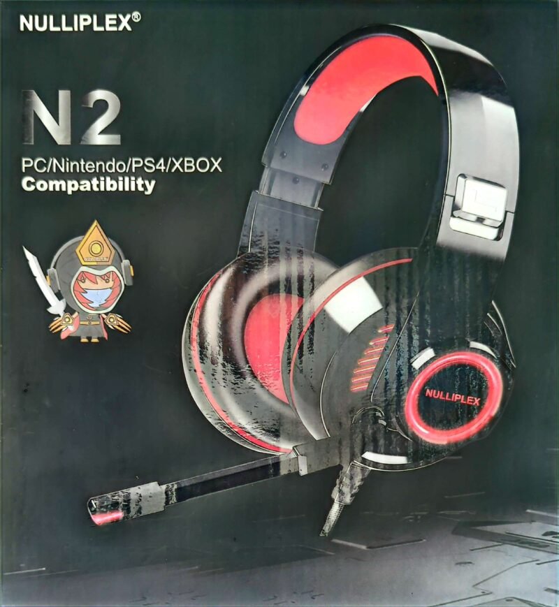 Nulliplex N2 Gaming Headset Red LED