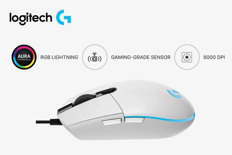 Logitech G102 LIGHTSYNC 6 Buttons RGB Gaming Mouse - Image 3